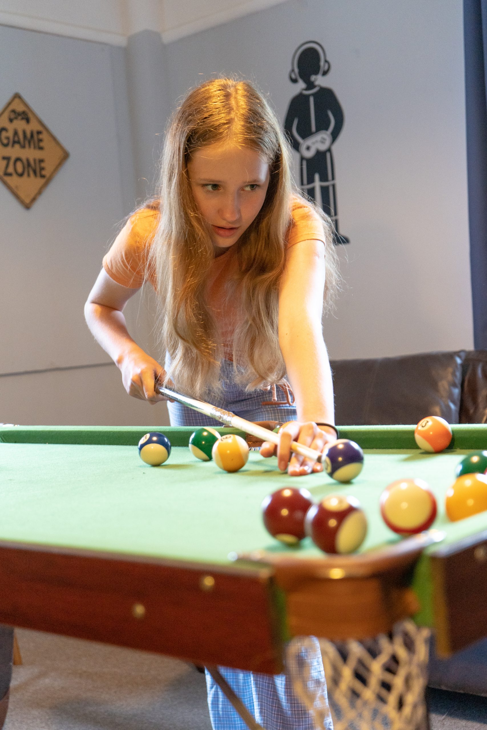 Rookwood private school student playing pool