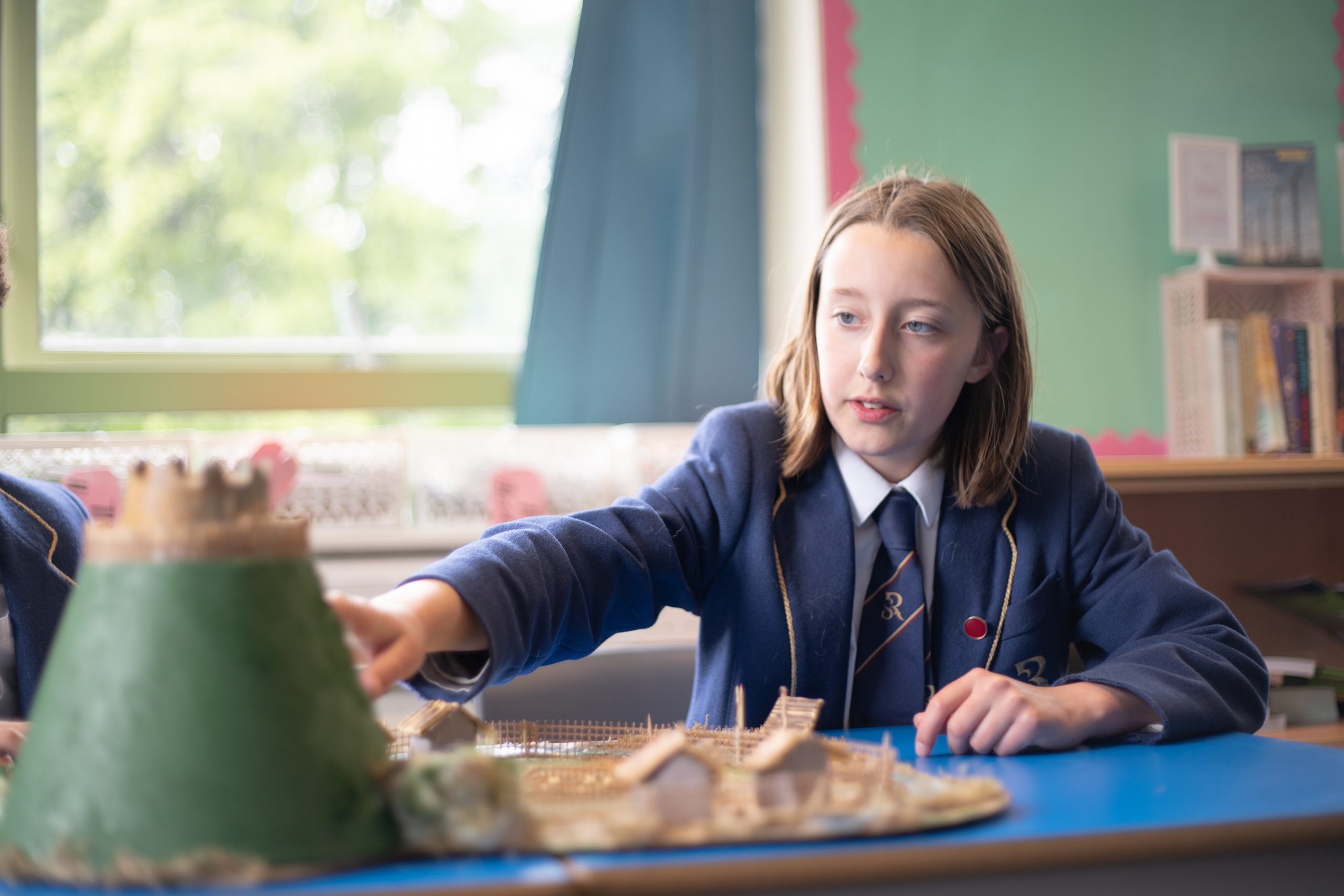 Rookwood private school student sat at desk