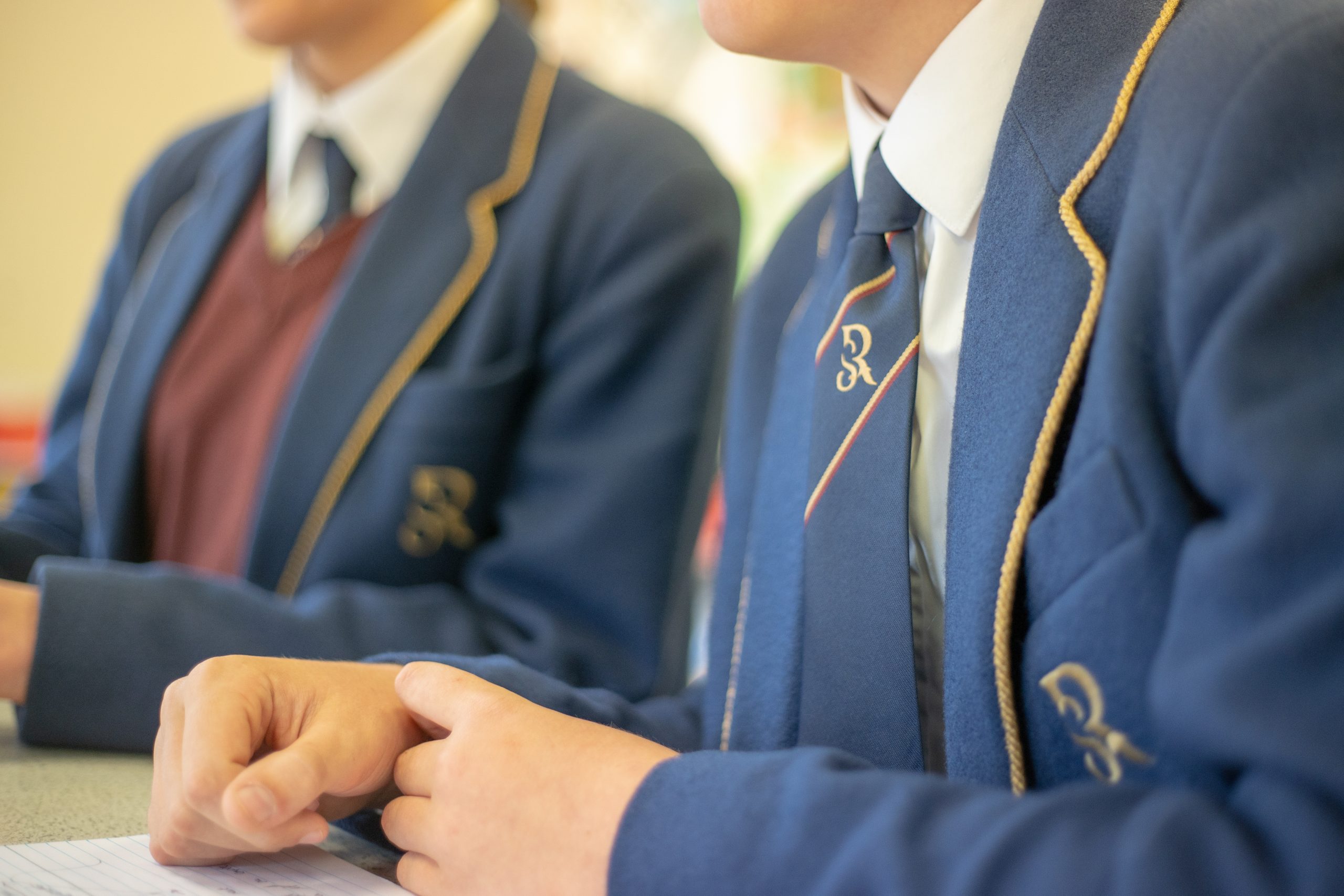 Rookwood School students uniform close up